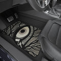Car Mats Set of 4 Unique Third Eye Gothic Evil Eye Art Funky Designer Vehicle Suv Car Mats Fun Original Black White Mats New Car Gift