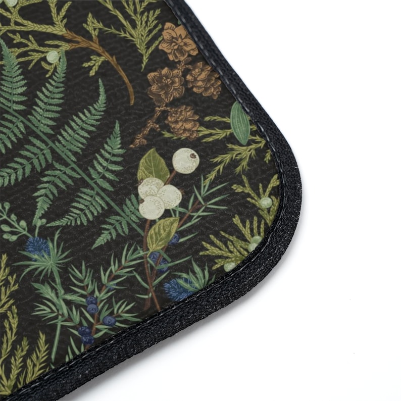 Green Wildflower Car Floor Mats, Cottagecore Gen Z Car Accessories, Boho Cute Car Decor for Women