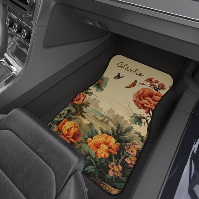 Customizable Car Floor Mat Set - Personalize Your Ride with a Set of 4 Mats