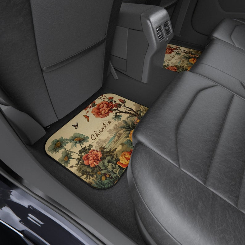 Customizable Car Floor Mat Set - Personalize Your Ride with a Set of 4 Mats