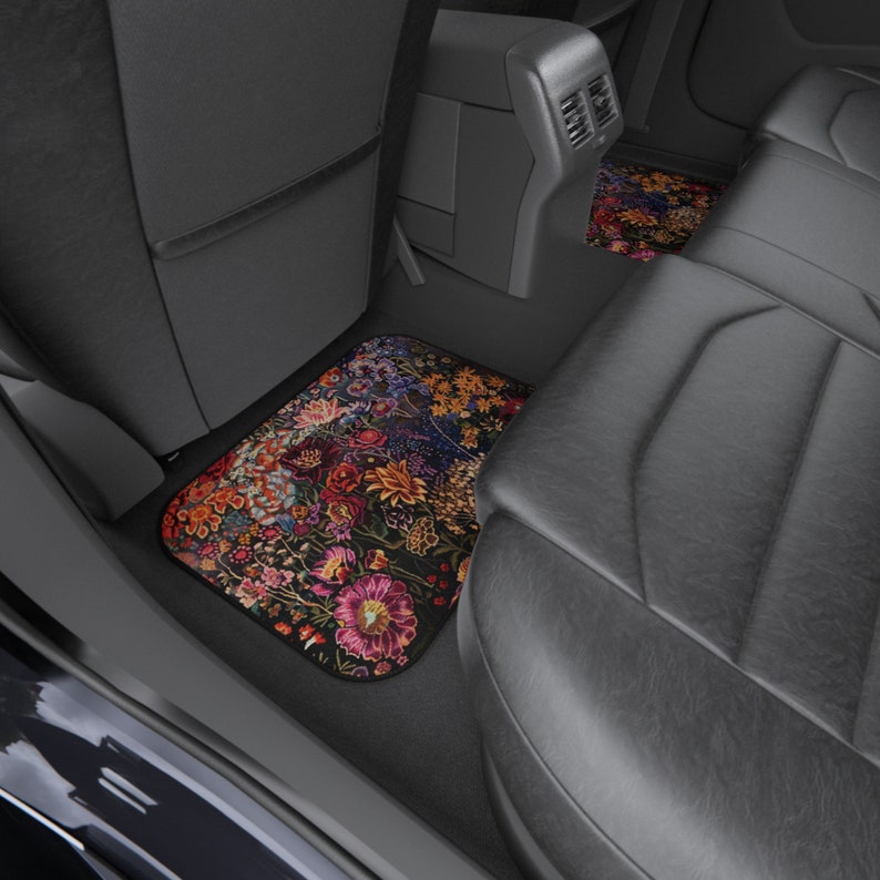 Car Mats Persian Look Car Mats Set of 4 Persian Carpet Floor Mats Inspired Car Mats Stylish Floor Mats Interior Car Mats Upgrade Floor Mats