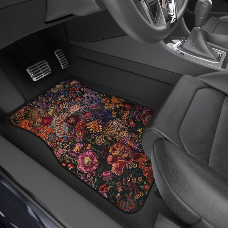 Car Mats Persian Look Car Mats Set of 4 Persian Carpet Floor Mats Inspired Car Mats Stylish Floor Mats Interior Car Mats Upgrade Floor Mats