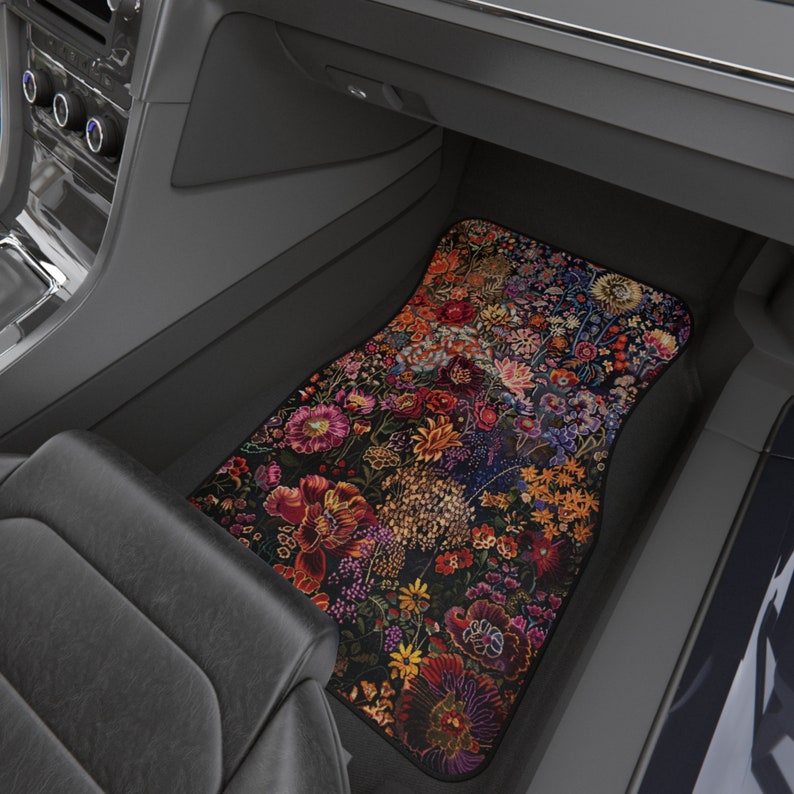 Car Mats Persian Look Car Mats Set of 4 Persian Carpet Floor Mats Inspired Car Mats Stylish Floor Mats Interior Car Mats Upgrade Floor Mats