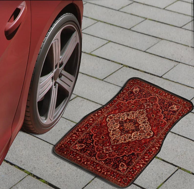 Persian Rug Pattern Car Floor Mats