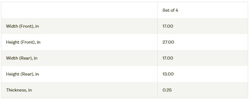 Green Persian-Inspired Car Mats - Set of 4 - Custom Car Mats With Non-Slipping Backing - Luxury Car Mats - Elegant Car Mats for Men & Women