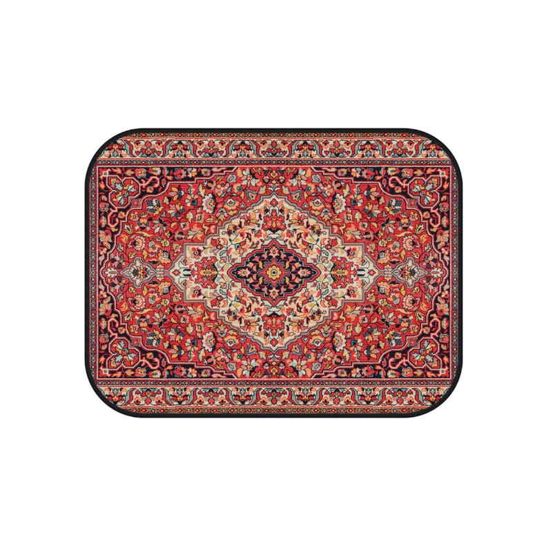 Persian Rug Car Floor Mats  Custom Oriental Car Mats for Stylish Interior Boho Aesthetic Car Accessories Unique Car Decor Car Mats Set of 4