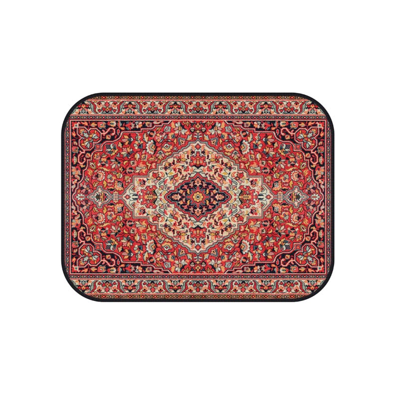 Persian Rug Car Floor Mats  Custom Oriental Car Mats for Stylish Interior Boho Aesthetic Car Accessories Unique Car Decor Car Mats Set of 4