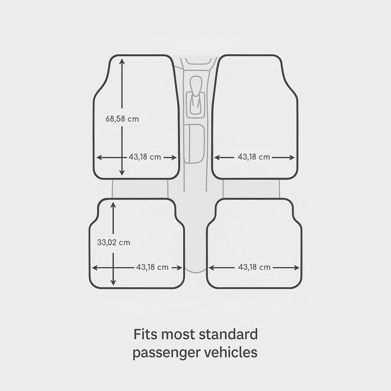 Floral Vehicle Decor Car Mats Set – Boho Pink Floor Mats for All Seasons | Gift for Car Lovers | Durable & Stylish