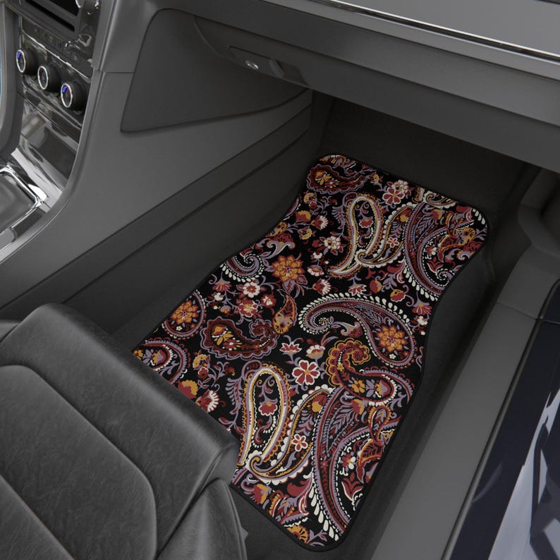 Paisley Car Mats: Stylish Persian-Inspired Auto Accessories