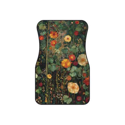Car Mats (Set of 4), Klimt Inspired Cottagecore Boho Floor Mats, Cute Car Interior Decor, Sweet 16 Gift, New Car Gift, Girl Car Accessories