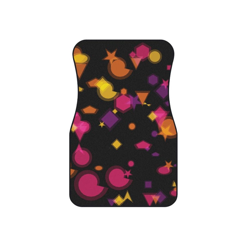 Vibrant Car Mats Set - Colorful Floor Mats for Style and Protection, Vehicle Accessories, Unique Gift Ideas