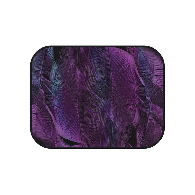 Car Mats, Set of 4 - Violet Texture Premium Luxury