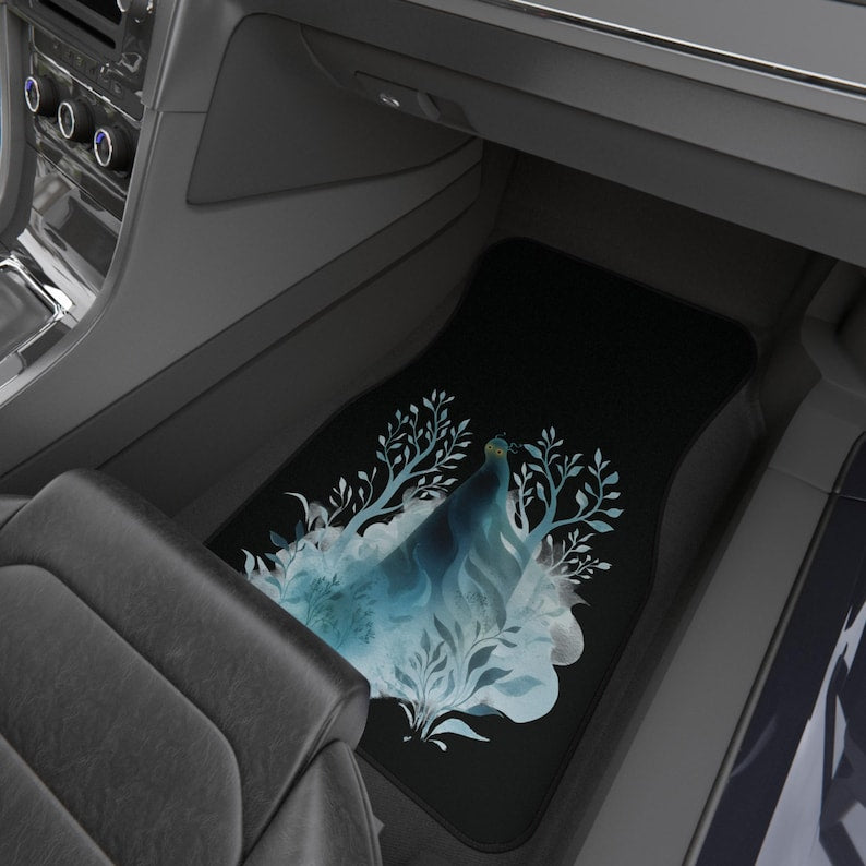 Terryfying Ghost Car Mats Design