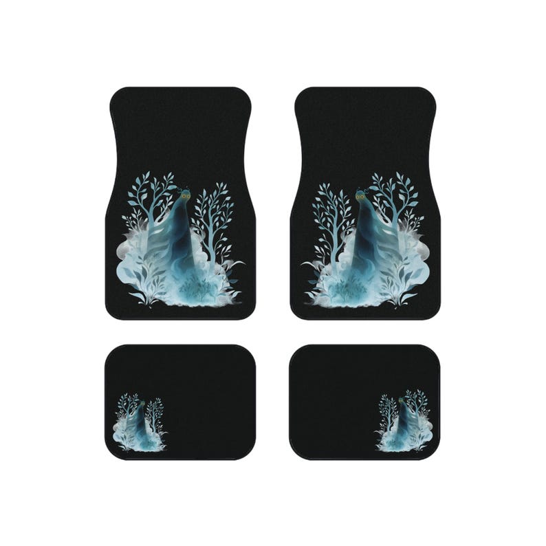 Terryfying Ghost Car Mats Design