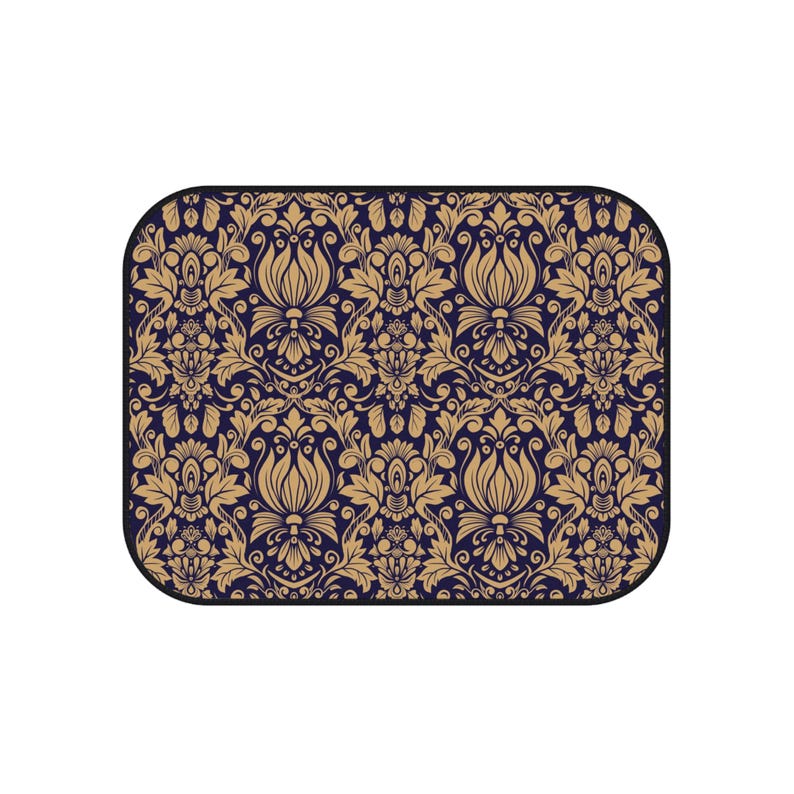 Elegant Floral Car Mats Set - Stylish Vehicle Floor Mats, Auto Accessories, Gift for Car Lovers, Floral Protection, Luxury Car Decor