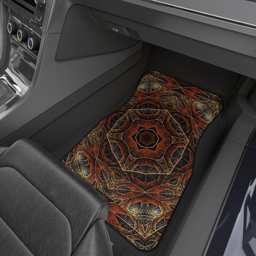 Car Mats - Elegant Damask Modern Design