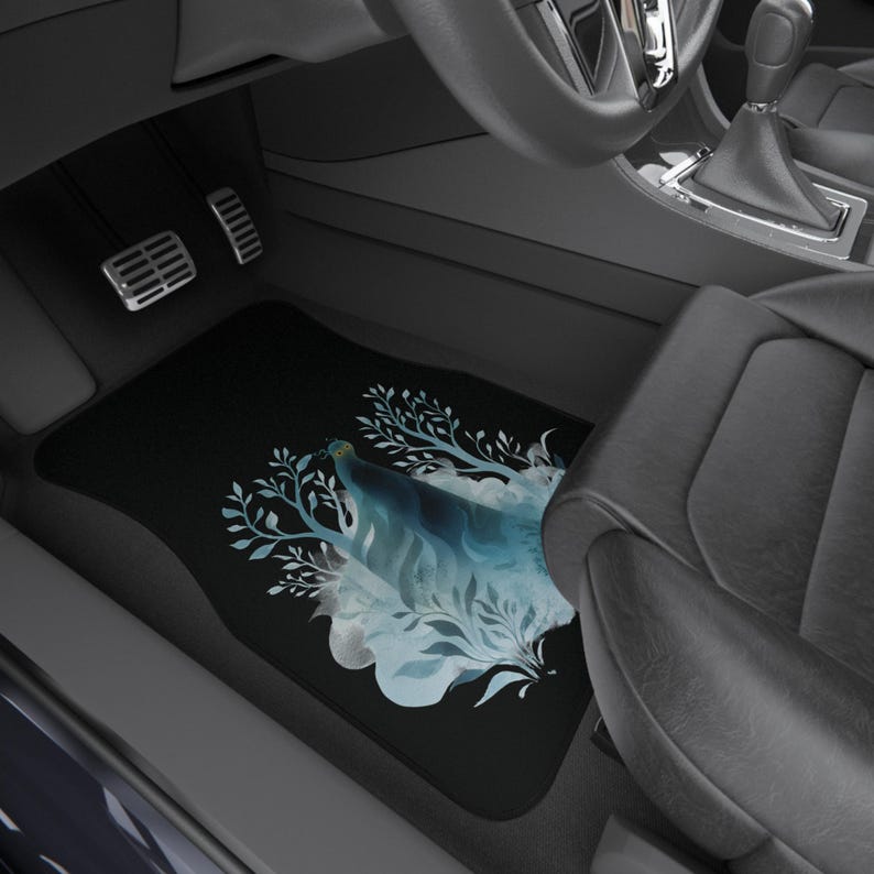 Terryfying Ghost Car Mats Design