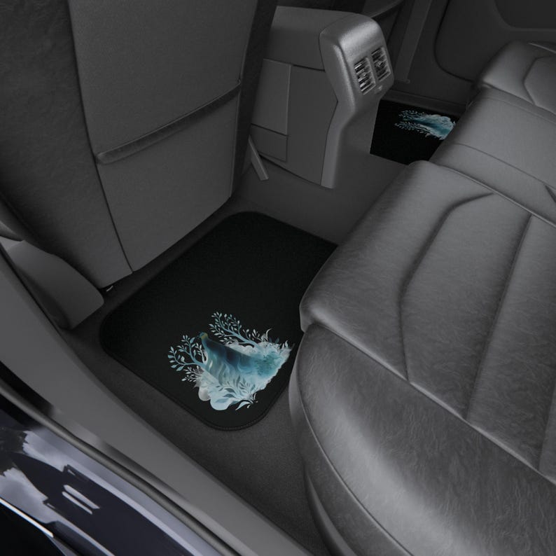 Terryfying Ghost Car Mats Design