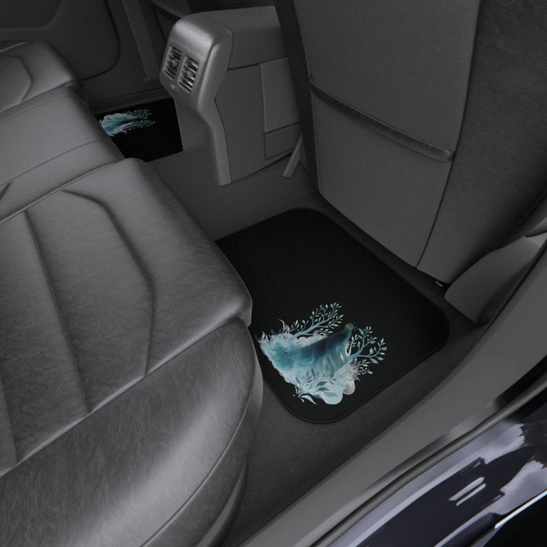 Terryfying Ghost Car Mats Design